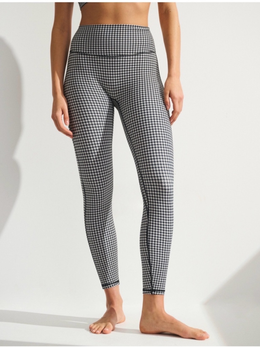 Abercrombie YPB sculptLUX 7/8-Length Leggings Houndstooth Leggings